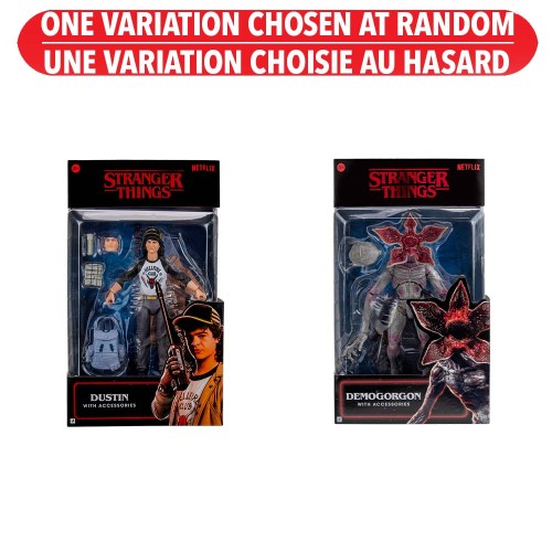 Figurines Stranger Things : Upside Down de 15 cm avec accessoires