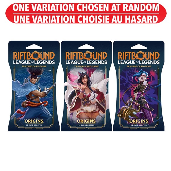 Riftbound League Of Legends Trading Card Game Origins Sleeved Booster Pack