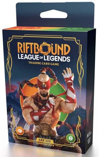 Riftbound League Of Legends Trading Card Game Origins Champion Deck Lee Sin