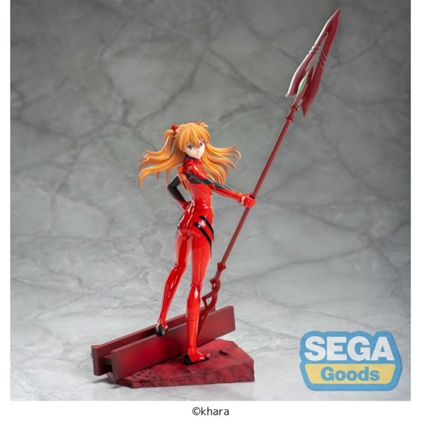 Evangelion: 3.0+1.0 Thrice Upon a Time Asuka Shikinami with Spear of Cassius Figure