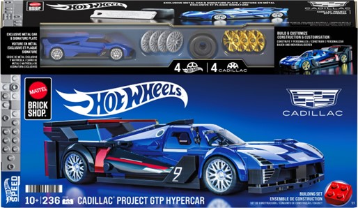 Mattel Brick Shop: Hot Wheels Cadillac Building Set