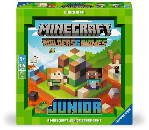 Minecraft Builders & Biomes Junior Board Game