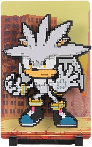 Sonic The Hedgehog (Modern) Figgyz Magnet Collectible Silver 11 Cm