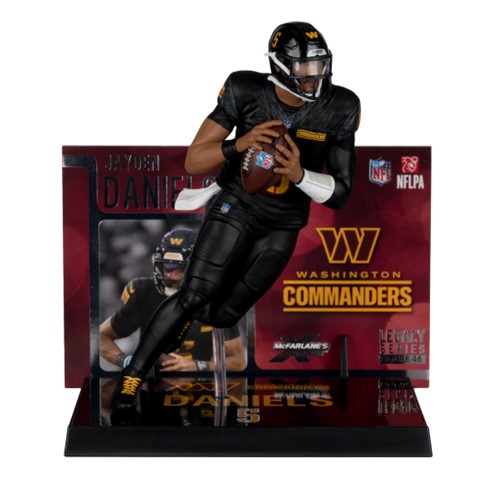 Jayden Daniels (Washington Commanders) (Alternate Black Uniform) NFL 7-Inch Posed Figure
