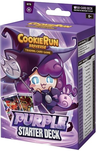 CookieRun Trading Card Game Brave Beginning Purple Starter Deck