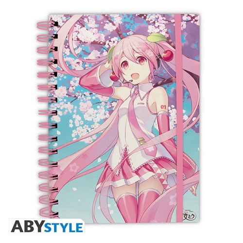 Hatsune Miku - Notebook A5 Spirale ""Cherry Blossom""