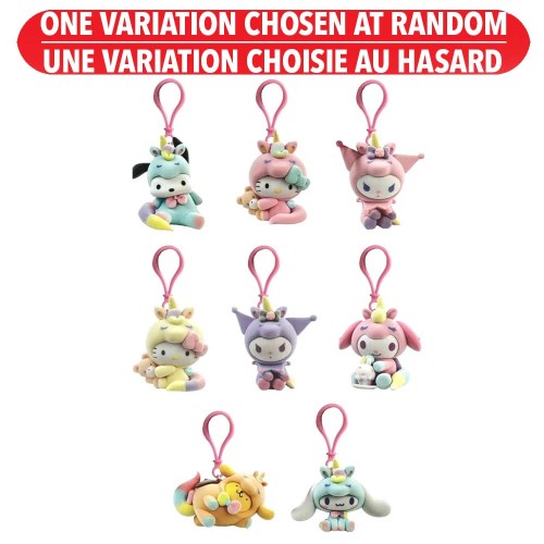 Sanrio Hello Kitty And Friends: Pastel Outfit Bag Clip Blind Box (Jumbo) (Flocked)