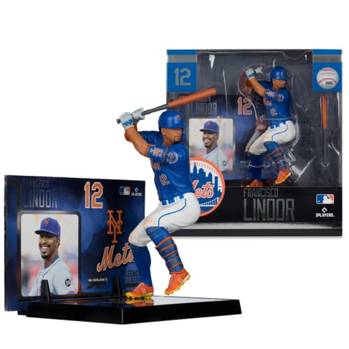 Fransisco Lindor (New York Mets) 7-Inch Posed Figure MLB McFarlane's SportsPicks