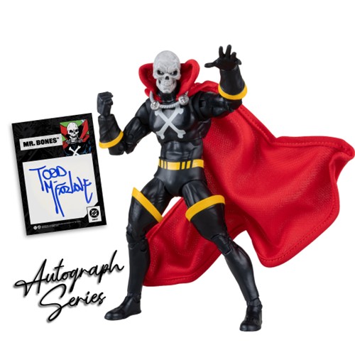 DC Direct Mr.Bones (Infinity Inc #16) 7-Inch Action Figure with Lithograph Autograph Series
