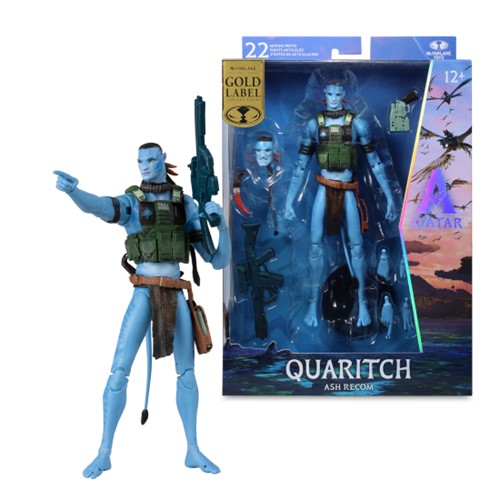Avatar: Fire and Ash Quaritch (Ash Recom) Gold Label 7-Inch Action Figure