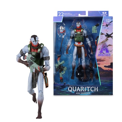Avatar: Fire and Ash Quaritch (Ash Warrior) 7-Inch Action Figure