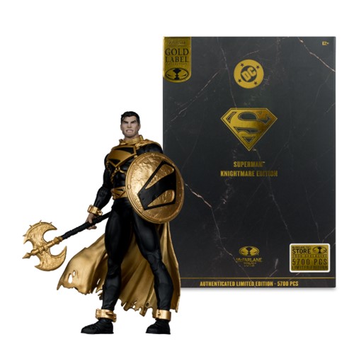 DC Multiverse Superman (Future State) 7-Inch Action Figure Knightmare Edition Gold Label
