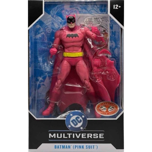 DC Multiverse Detective Comics #241 6 Inch Action Figure Exclusive - Batman Pink Suit Red Platinum