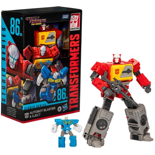 Transformers Generations Studio Series, figurines 86-25 Autobot Blaster et Eject classe Voyageur, Le