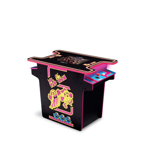 Arcade1Up Ms.PAC-MAN Head-to-Head Arcade Machine – Retro Home Arcade Table