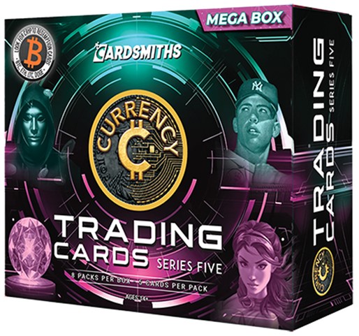 Cardsmith Currency Trading Cards Series 5 Mega Box (8 Packs)