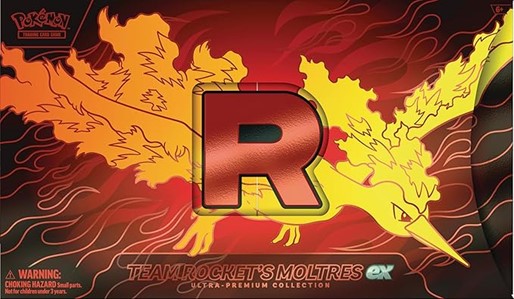 Pokemon Trading Card Game: Team Rocket's Moltres Ex Ultra-Premium Collection Exclusive