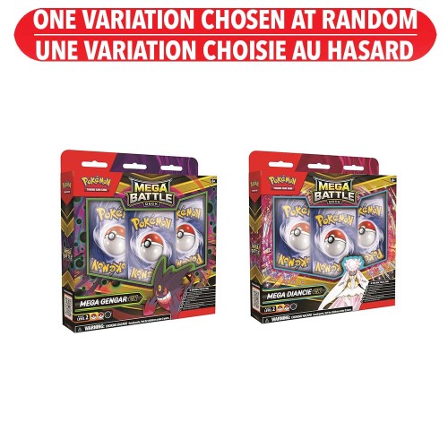 Pokemon Trading Card Game: Mega Battle Deck Mega Gengar or Mega Diancie (Français)