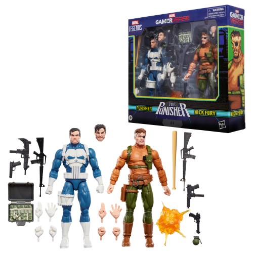 Marvel Legends Series Gamerverse Punisher and Nick Fury