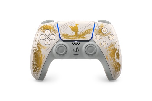 Manette de jeu sans fil DualSense – Ghost of Yotei en édition limitée Or