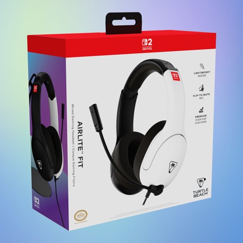 Nintendo Switch 2 Airlite Fit Headset - Black & White
