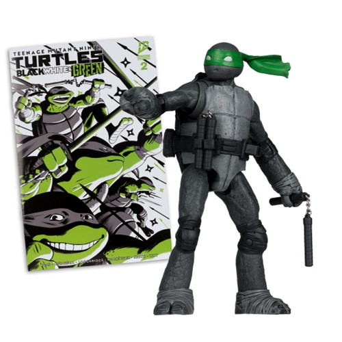Teenage Mutant Ninja Turtles (Page Punchers) Michelangelo (Black, White & Green) 5-Inch