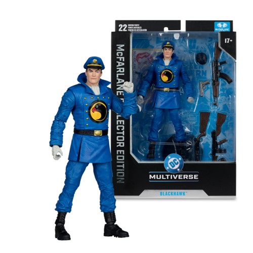 DC Mcfarlane Collector Edition 7-Inch WV13 – #49 Black Hawk (DC Classic)