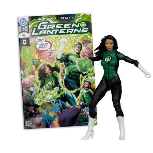 DC Direct Page Punchers Green Lantern Jessica Cruz (Green Lanterns #48) 7-Inch Action Figure