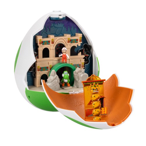 The Super Mario Galaxy Movie – Yoshi Egg Playset with 1.5” Yoshi and Exclusive Fire Mario Figures