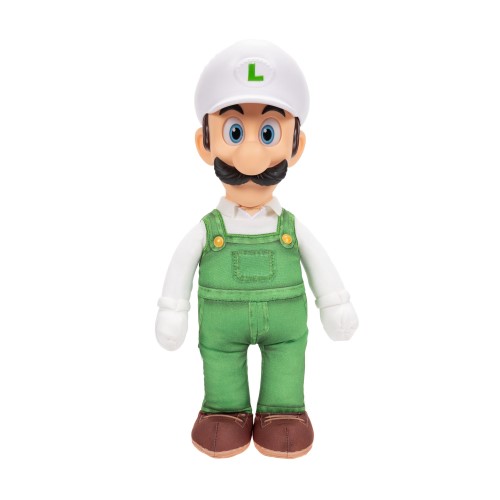 The Super Mario Galaxy Movie – 15"" Posable Plush – Fire Luigi