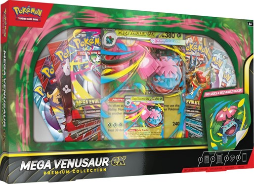 Pokemon Trading Card Game: Mega Venusaur EX Premium Collection (Français)