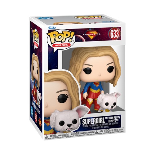 POP! & Buddy Supergirl with Puppy Krypto