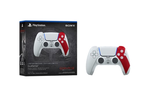 Manette de jeu sans fil DualSense – God of War Édition limitée 20e anniversaire