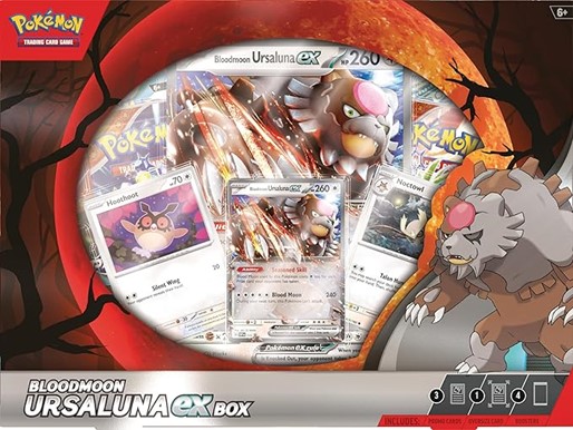 Pokemon Trading Card Game Bloodmoon Ursaluna EX Box (Français)