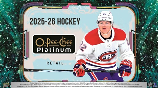 2025-26 Upper Deck OpeeChee Platinum Hockey Blaster Box