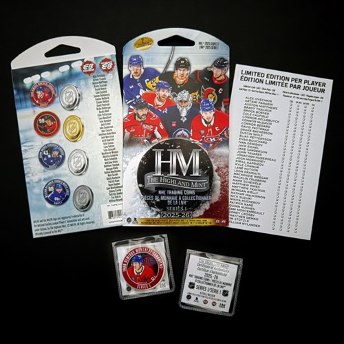 The Highland Mint NHL Trading Coin Blind Pack