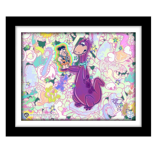 Exclusive Flintstones Pop Art Animation Cel Collectible - Limited Edition with Digital Twin
