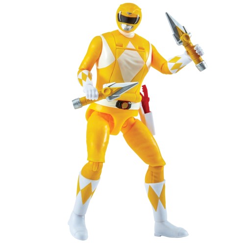 Mighty Morphin Power Rangers Re-Ignition Auto-Morphin Yellow Ranger Action Figure