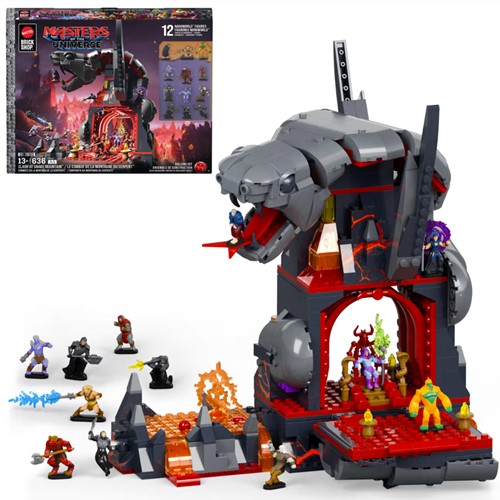 Mattel Brick Shop: Masters of the Universe Clash at Snake Mountain Building