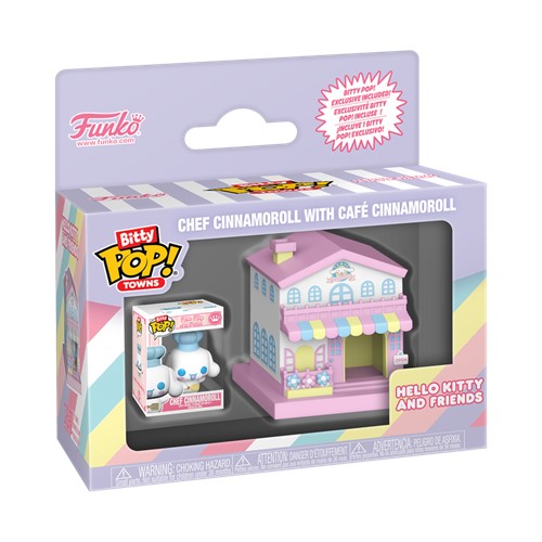 Bitty POP! Towns Chef Cinnamoroll and Café Cinnamoroll