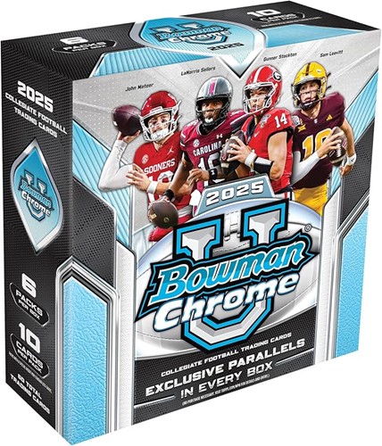 2025 Bowman University Chrome Football Mega Box