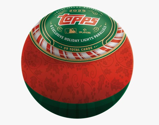 2025 Topps Holiday MLB Baseball Collector Tin