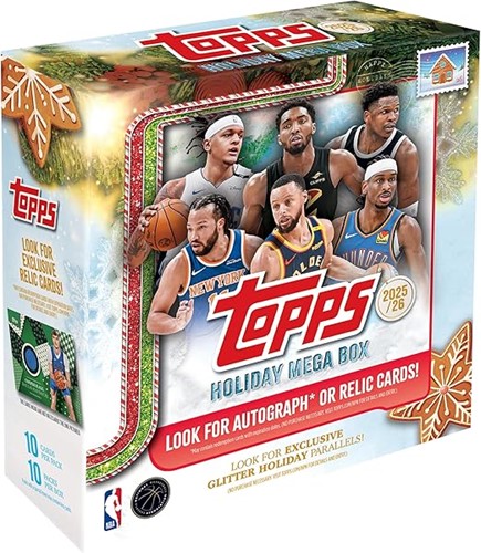2025 Topps Holiday Basketball Mega Box