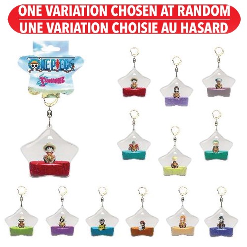 Tsunameez One Piece Thousand Sunny Assorted Liquid Key Chain