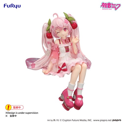 Hatsune Miku - Sakura Miku Noodle Stopper Prize Figure (Wink Ver.)
