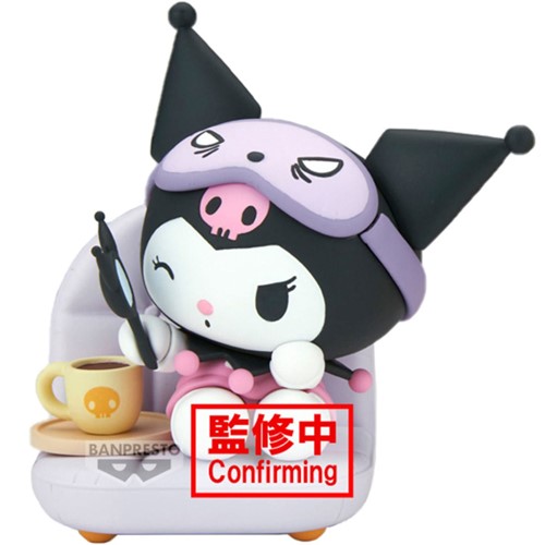 Sanrio characters Nakayoshi memories Relaxing Time at Home - Kuromi & Usahana - (A:Kuromi)