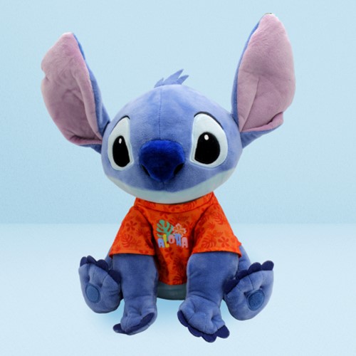 Disney - Stitch with Hawaiian T-Shirt Plush - Lilo & Stitch - Medium in bag