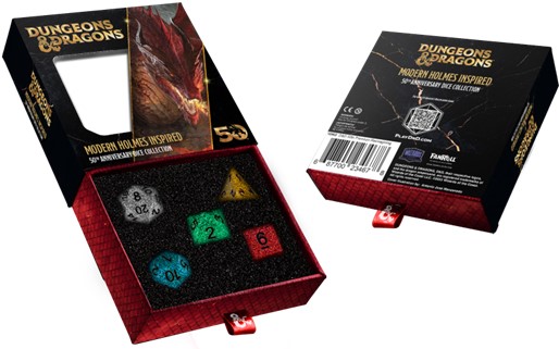 Dice: Dungeons & Dragons: 50th Anniversary: Modern Holmes Inspired Set