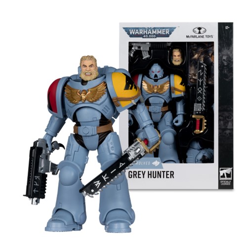 Warhammer 40,000 Grey Hunter (Space Wolves) 7-Inch Action Figure