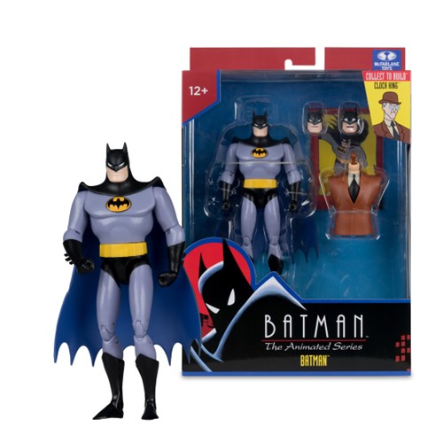 Batman: The Animated Series Batman (with Alternate Expressions) 6-Inch Build-A Figure